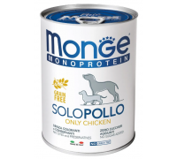 Monge Dog SOLO 100% курица,  монопротеиновое питание для взрослой соба..