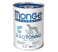 Monge Dog SOLO 100% тунець, монопротеїнове харчування для дорослого со..