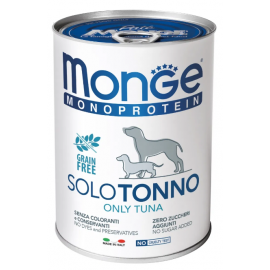 Monge Dog SOLO 100% тунец,  монопротеиновое питание для взрослой собак..