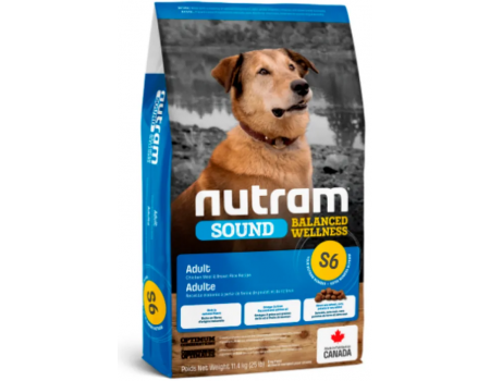 S6 NUTRAM Sound Balanced Wellness Adult Dog, холіст корм для дорослих собак 20 кг