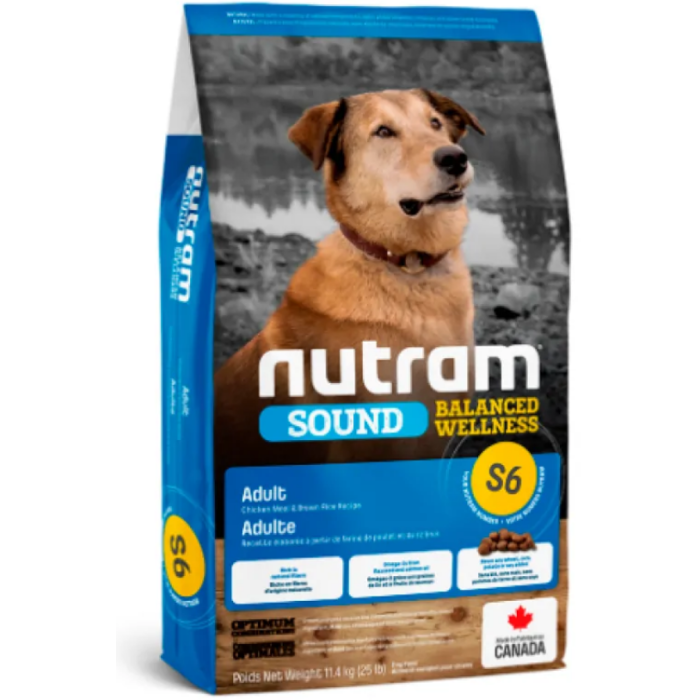 S6 NUTRAM Sound Balanced Wellness Adult Dog, холіст корм для дорослих собак 20 кг