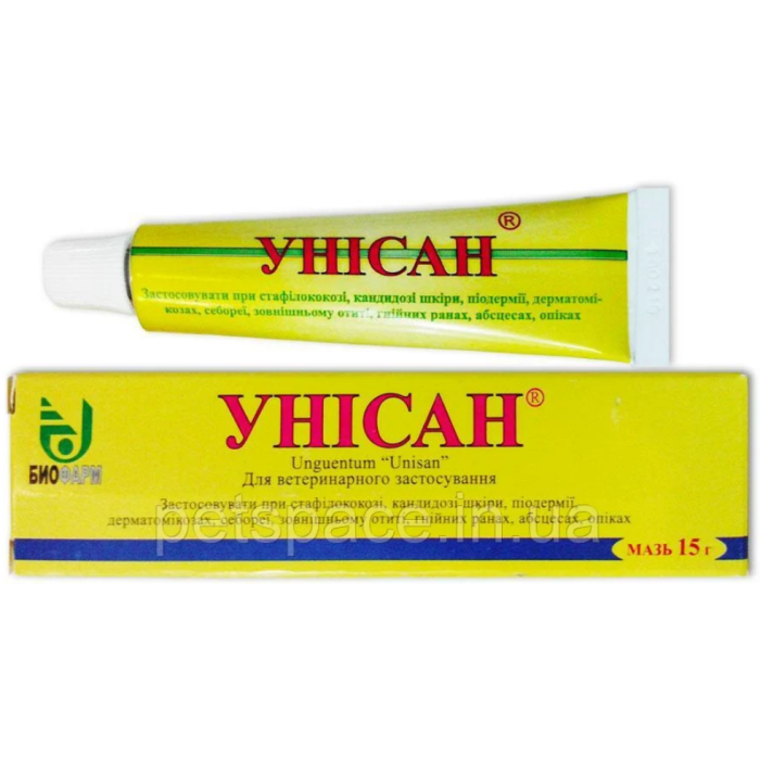 Мазь Унісан, 15 г, Біофарм