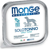 Monge Dog SOLO 100% тунец,  монопротеиновое питание для взрослой собаки, Паштет с тунцом 150 г
