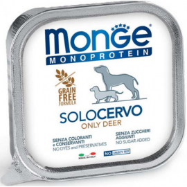 Monge Dog SOLO 100% оленина, монопротеїнове харчування для дорослого с..