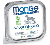 Monge Dog SOLO 100% кролик,  монопротеиновое питание для взрослой соба..