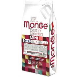 MONGE SUPER PREMIUM DOG MINI Adult ягня, рис та картопля, 15 кг.