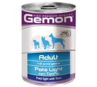 GEMON DOG WET Adult LIGHT консерви для собак ПОЛЕЖЕНИЙ ПАШТЕТ ТУНЕЦЬ –..