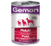 GEMON DOG WET Adult паштет з яловичим рубцем для собак усіх порід, 400..