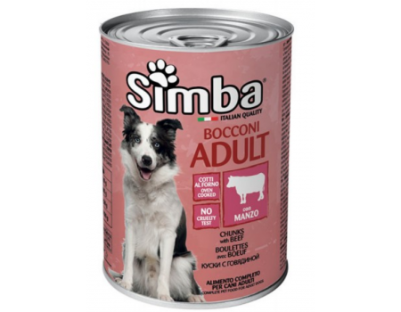 Simba Dog Wet Beef Влажный корм для собак с говядиной, 415г