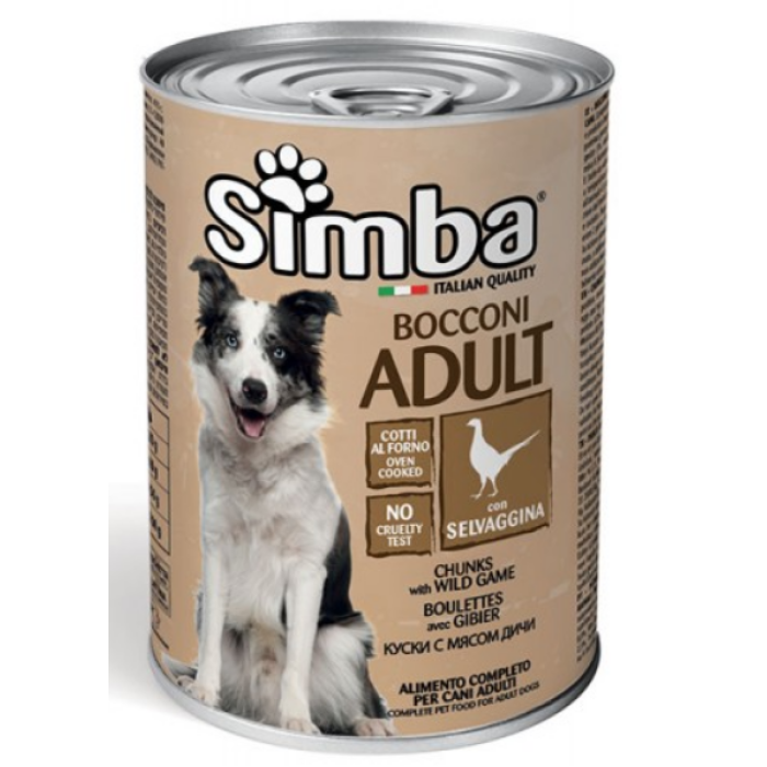 Simba Dog Wet Game Вологий корм для собак з дичиною, 415г