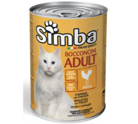 Simba Cat Wet Chicken Вологий корм для кішок з куркою, 415г..