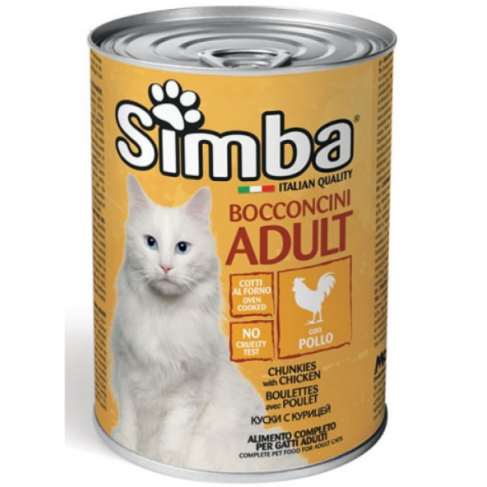 Simba Cat Wet Chicken Влажный корм для кошек с курицей, 415г