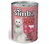 Simba Cat Wet Beef Вологий корм для кішок з яловичиною, 415г..