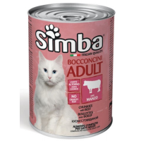 Simba Cat Wet Beef Влажный корм для кошек с говядиной, 415г