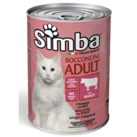 Simba Cat Wet Beef Влажный корм для кошек с говядиной, 415г..