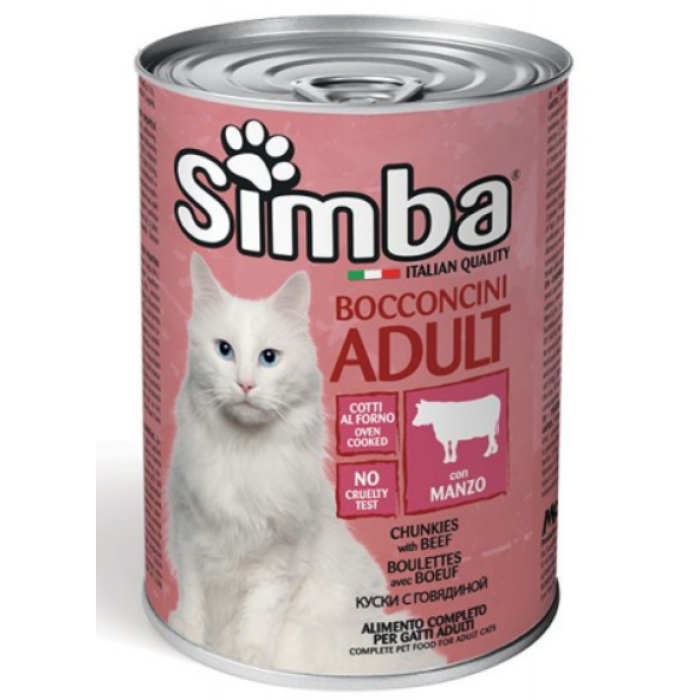 Simba Cat Wet Beef Влажный корм для кошек с говядиной, 415г