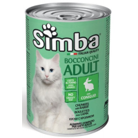 Simba Cat Wet Rabbit Вологий корм для кішок з кроликом, 415г