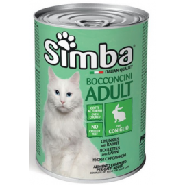 Simba Cat Wet Rabbit Вологий корм для кішок з кроликом, 415г..