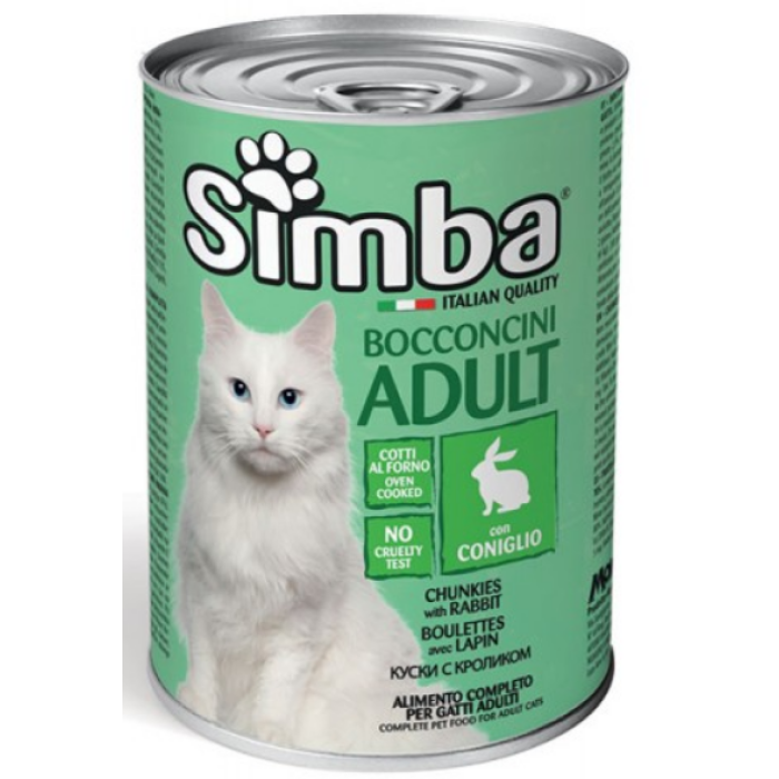 Simba Cat Wet Rabbit Влажный корм для кошек с кроликом, 415г