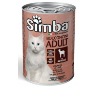 Simba Cat Wet Lamb Вологий корм для котів з ягнятком, 415г..