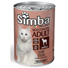 Simba Cat Wet Lamb Влажный корм для кошек с ягненком, 415г..