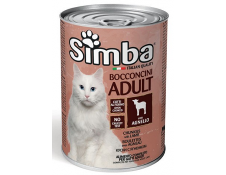 Simba Cat Wet Lamb Влажный корм для кошек с ягненком, 415г