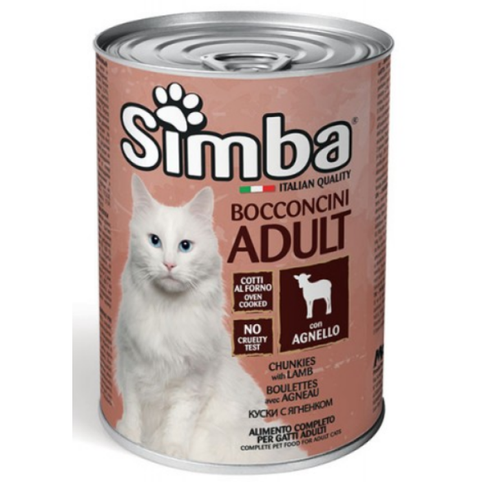 Simba Cat Wet Lamb Вологий корм для котів з ягнятком, 415г