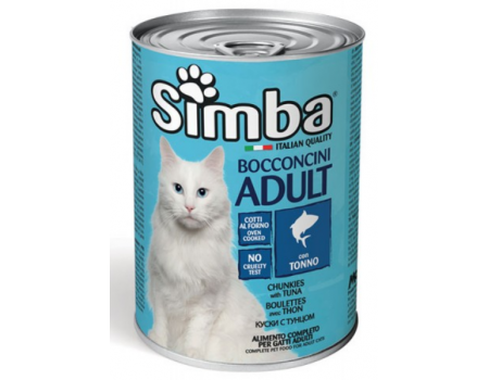 Simba Cat Wet Tuna Вологий корм для кішок з тунцем, 415г