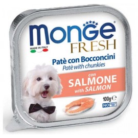 Monge Dog FRESH, Паштет для собак, лосось, 100 г