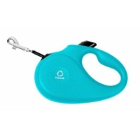 Повідець-рулетка CoLLaR для собак, розмір XS, 12 кг, 3 м, стрічка блакитна