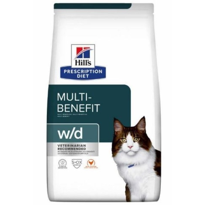 Hills PD Feline W/D- для кішок при цукровому діабеті та ожирінні -1,5 кг