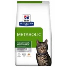 Hills PD Feline Metabolic - для кошек при ожирении и лишнем весе - 3кг
