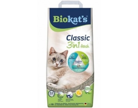 Biokat’s  Fresh (3in1) Песок для кошачьего туалета , 18 л 