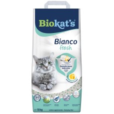 Наполнитель для кошачьего туалета Biokat's Bianco Fresh бентонитовый, 10 кг