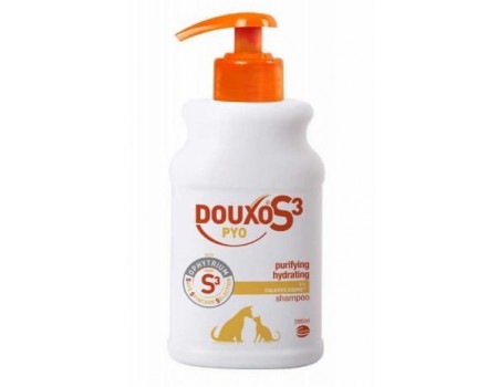 Ceva Douxo S3 Pio – лікувальний шампунь Дуксо S3 Піо для очищення та зволоження шкіри собак і котів, 200 мл