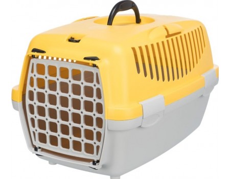 Переноска для собак "Capri 1" TRIXIE, (max.6кг) 32х31х48см, світло-сірий/жовтий
