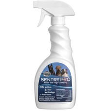 Sentry PRO СЕНТРИ ПРО СПРЕЙ от блох и клещей для собак и кошек , 0.473 л.