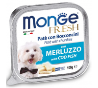 Monge Dog Fresh COD FISH Повнораціонний корм для собак з тріскою 100 г..