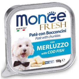 Monge Dog Fresh COD FISH Полнорационный корм для собак с треской 100 г..