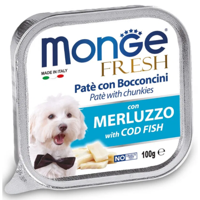 Monge Dog Fresh COD FISH Повнораціонний корм для собак з тріскою 100 г