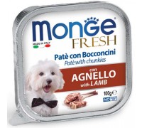 Monge Dog Fresh консервы для собак ягненок, 100 г..