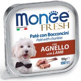 Monge Dog Fresh консервы для собак ягненок, 100 г..