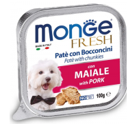 Monge Dog Fresh PORK Повнораціонний корм для собак зі свининою 100 г..