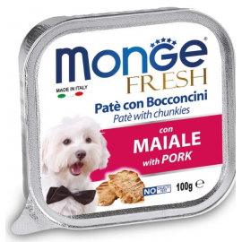 Monge Dog Fresh PORK Повнораціонний корм для собак зі свининою 100 г..