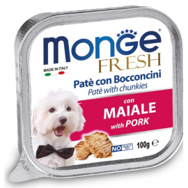 Monge Dog Fresh PORK  Полнорационный корм для собак с свининой 100 г