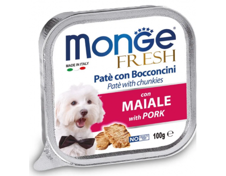 Monge Dog Fresh PORK  Полнорационный корм для собак с свининой 100 г