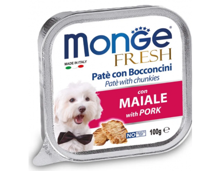 Monge Dog Fresh PORK Повнораціонний корм для собак зі свининою 100 г