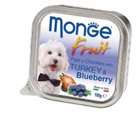 Monge Dog FRUIT індичка з чорницею Повнораціонний корм для собак Паште..