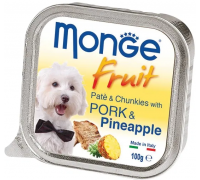Monge Dog FRUIT свининою та ананасом Повнораційний корм для собак Пашт..