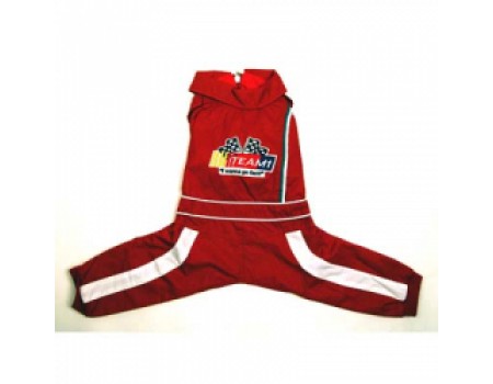 MonkeyDaze ФОРМУЛА МД (MD racing jumper) красный комбинезон, одежда для собак , XS